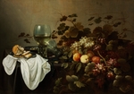 Claesz, Pieter - Still Life with Fruit and Roemer