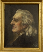Thoma, Leonhard - Portrait of Franz Liszt (1811-1886)
