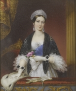Liénard, Sophie - Queen Victoria in the Royal Box at the Drury Lane Theatre in November 1837