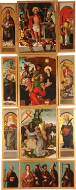 Comontes, Francisco de - Altarpiece of Saints Anne and Michael the Archangel (Right panel)
