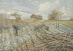 Pissarro, Camille - Hoarfrost (Gelée blanche)