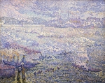 Signac, Paul - Rotterdam. Les Fumées