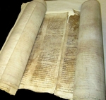 Historical Document - Torah scroll of the Jewish community in Kaifeng, China