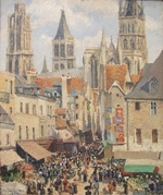 Pissarro, Camille - Rue de l'Épicerie, Rouen