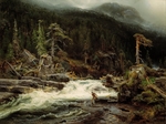 Cappelen, August - Waterfall in Telemark