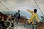 Krohg, Christian - Leiv Eiriksson discovers America