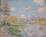 Monet, Claude - Spring on the Seine