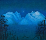 Sohlberg, Harald - Winter Night in the Mountains