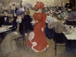 Evenepoel, Henri Jacques Edouard - In the Café d'Harcourt at Paris