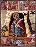 Anonymous - The Prophet Elijah in the Wilderness with Scenes from His Life