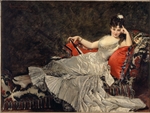 Carolus-Duran, Charles Émile Auguste - Portrait of Mademoiselle de Lancey