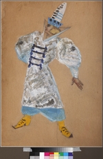 Malyutin, Sergei Vasilyevich - Costume design for the opera The golden Cockerel by N. Rimsky-Korsakov