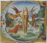 Maestro del Salomone Wildenstein - Saint Mary Magdalen surrounded by angels
