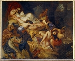 Delacroix, Eugène - Death of Sardanapalus (Studiy)