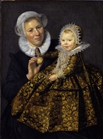 Hals, Frans I - Catharina Hooft with her Nurse