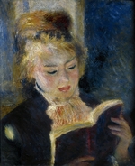Renoir, Pierre Auguste - A girl reading (La liseuse)
