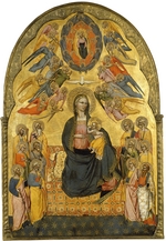 Cenni di Francesco di ser Cenni - The Virgin of Humility with the Holy Father, the Holy Spirit and the twelve Apostles