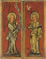 Master Bertram - The Annunciation. Triptych of The Holy Face