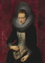 Rubens, Pieter Paul - Portrait of a young Woman with a Rosary