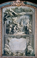 Le Moyne, François - Louis XV gives peace to Europe