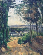 Cézanne, Paul - Road leading to the lake