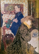 Vuillard, Édouard - Vallotton and Misia in the Dining Room at Rue Saint-Florentin