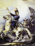 Orlowski (Orlovsky), Alexander Osipovich - Count Matvei Ivanovich Platov (1757-1818)