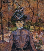 Toulouse-Lautrec, Henri, de - Portrait of Suzanne Valadon (1865-1938)