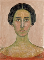Hodler, Ferdinand - Portrait of Valentine Godé-Darel (Head of French woman)