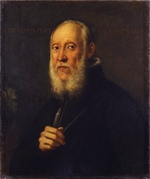 Tintoretto, Jacopo - Portrait of the sculptor Jacopo Sansovino (1486-1570)