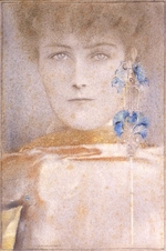 Khnopff, Fernand - White mask