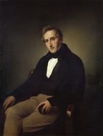 Hayez, Francesco - Portrait of the poet Alessandro Manzoni (1785-1873)