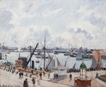 Pissarro, Camille - The Outer Harbour of Le Havre. Morning. Sun