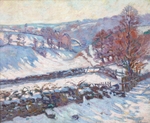 Guillaumin, Jean-Baptiste Armand - Snowy Landscape at Crozant