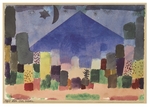 Klee, Paul - The Mountain Niesen. Egyptian Night