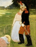 Evenepoel, Henri Jacques Edouard - Sunday in the Bois de Boulogne