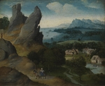 Patinier, Joachim - Landscape with the Flight into Egypt