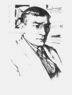 Lvov, Pyotr Ivanovich - Portrait of Dmitry Mitrokhin (1883-1973)