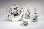 Anonymous master - Porcelain with Kakiemon designs from the time of Augustus the Strong: Red Dragon and Yellow Lion