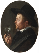 Bray, Salomon de - Man holding a roemer