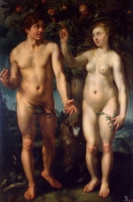 Goltzius, Hendrick - Adam and Eve