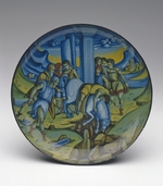 Casa Pirota Workshop - Bowl. The Devotion of Marcus Curtius