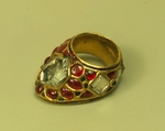 Indian Art - Ceremonial Archery Thumb Ring Belonged to Shah Jahan (Present of King of Persia Nader Shah to Empress Anna)
