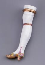 West European Applied Art - Needle-Case in the Form of a Woman's Leg