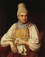 Anonymous - Portrait of the Merchant Woman Anna Filatova