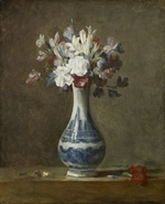 Chardin, Jean-Baptiste Siméon - A Vase of Flowers