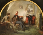 Tassaert, Octave - The Painter's Studio