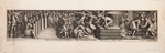 Bartoli, Pietro Santo - Roman soldiers building stockade, under Emperor Constantine I' supervision (after Giulio Romano)