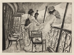 Tissot, James Jacques Joseph - The Gallery of HMS Calcutta (Portsmouth)