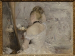 Morisot, Berthe - Woman at Her Toilette